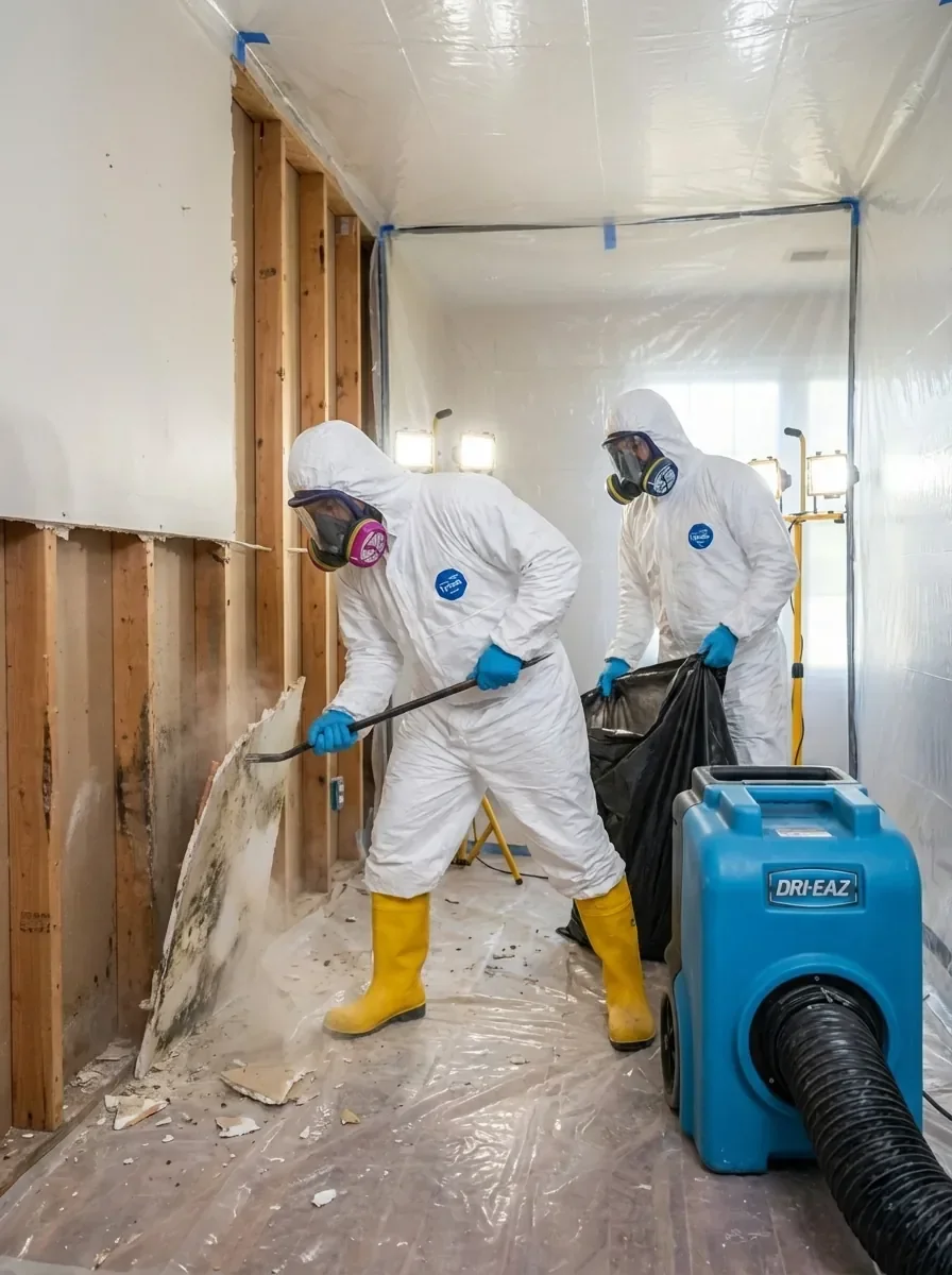 containment barrier mold remediation huntersville nc