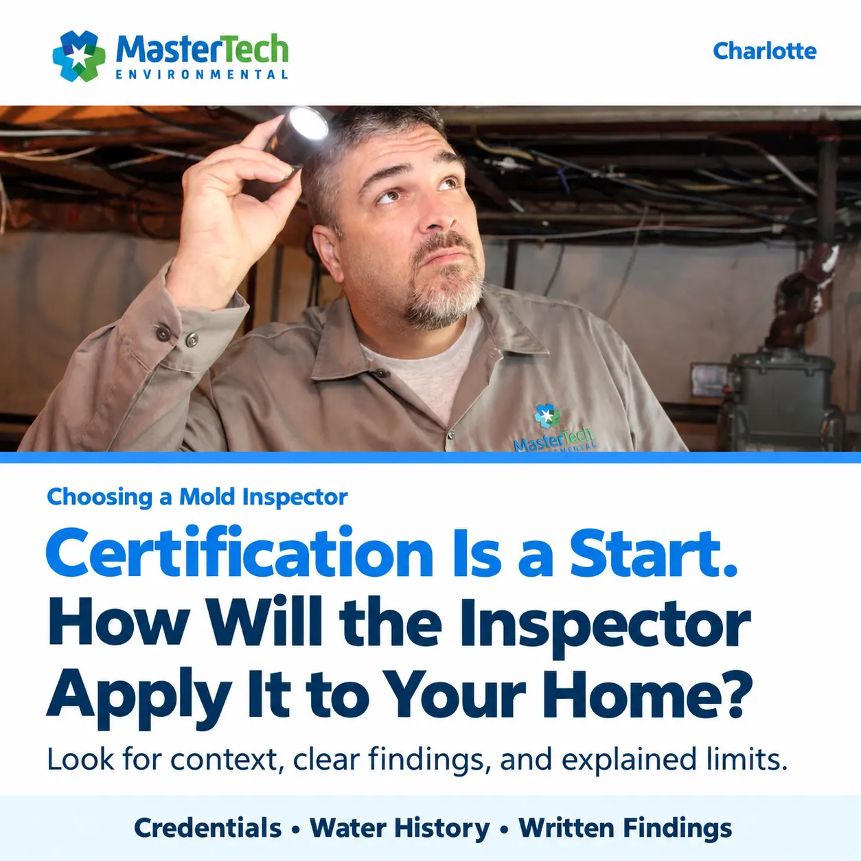 Mold Inspectors Charlotte NC